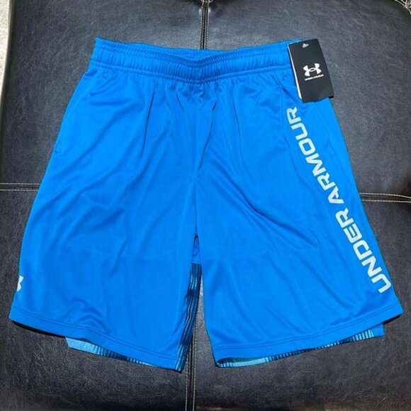 Under Armour Big Boys Stunt 3.0 Printed Shorts - Picture 3 of 7